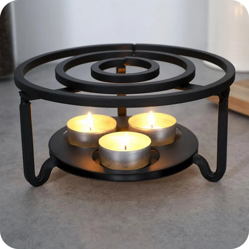 Podgrzewacz na dzbanek na 3 świeczki Revento - miejsce na 3 świeczki tealight