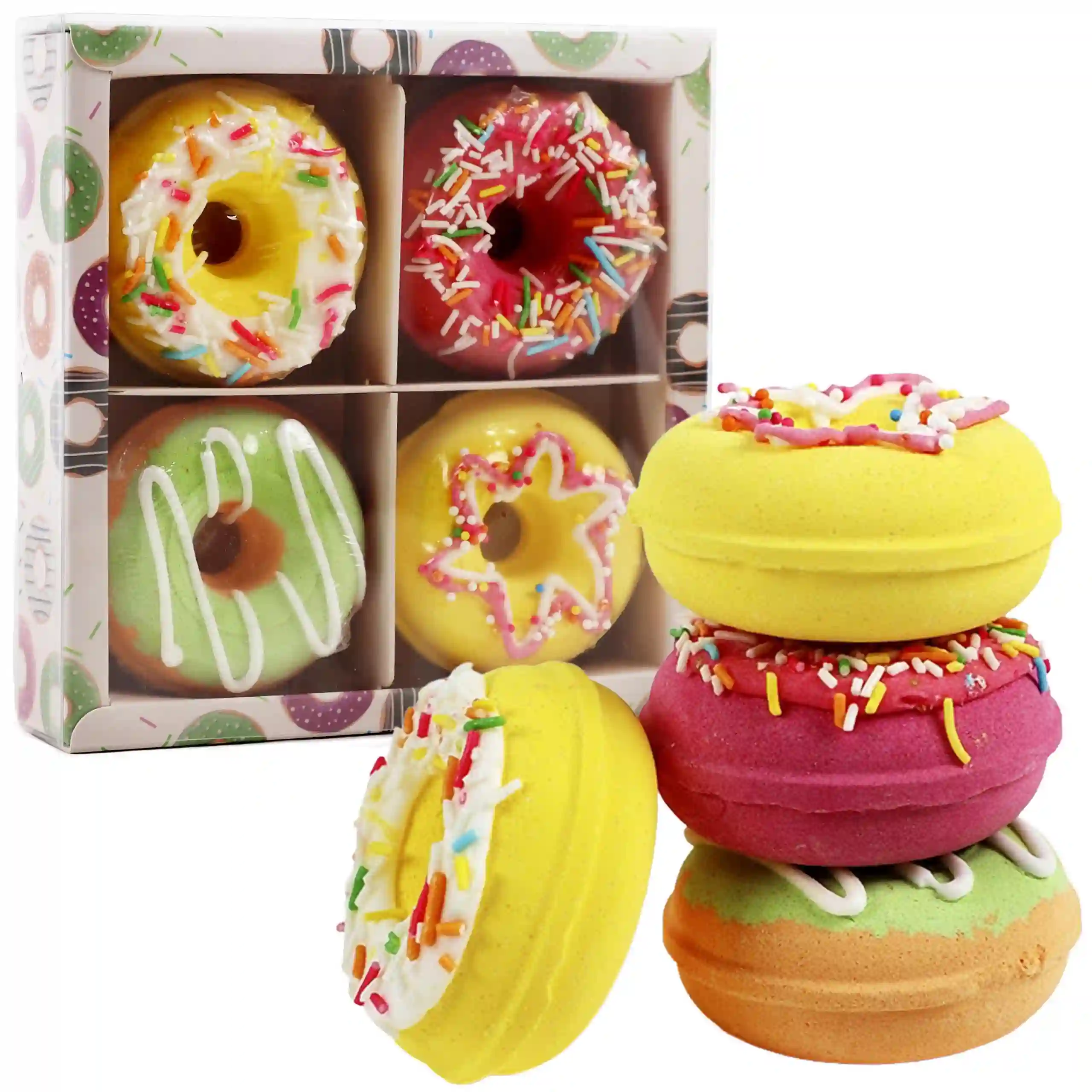 Kule do kąpieli Donut (zestaw 4 szt.)