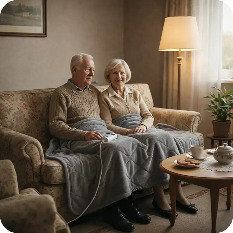 Koc elektryczny dla seniorów